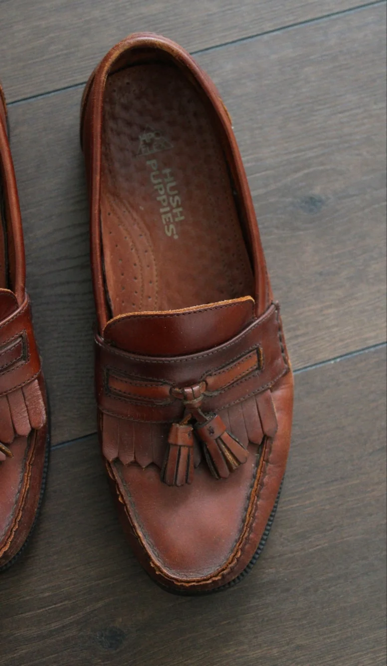 Hush Puppies‎ Men’s Brown Leather Tassel Loafers